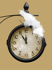 Image showing new year clock