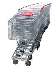 Image showing shopping carts