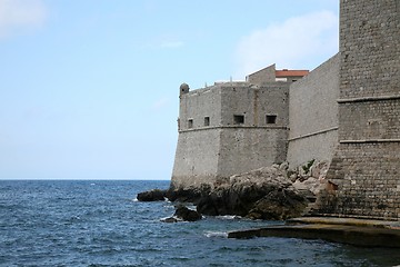 Image showing Dubrovnik city walls