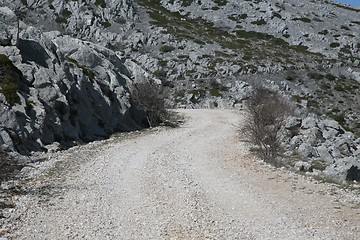 Image showing Road on mountain Velebit - Croatia