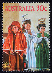 Image showing Christmas stamp