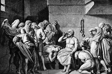 Image showing Socrates Drinking The Conium