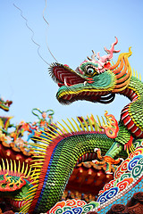 Image showing Asian temple dragon