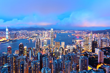 Image showing Hong Kong night