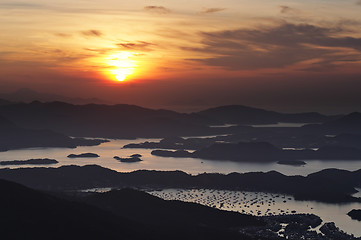 Image showing Sai Kung at morning, Hong Kong