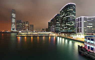 Image showing Kowloon night view