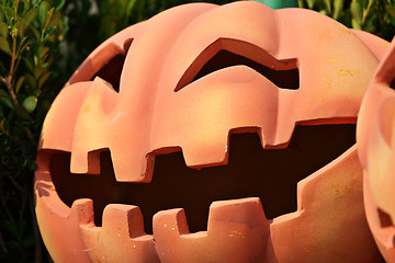 Image showing pumpkin face