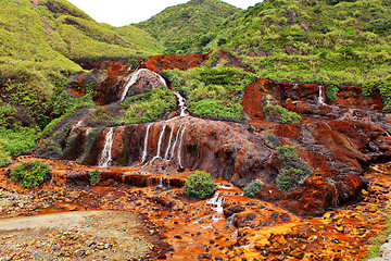 Image showing Golden Waterfall