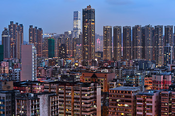 Image showing Hong Kong city downtown