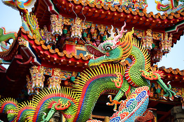 Image showing Asian temple dragon