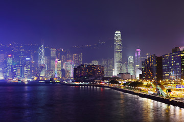 Image showing Hong Kong at night