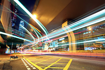 Image showing modern city at night