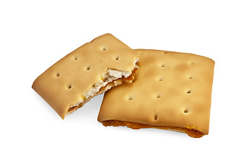 Image showing Crackers with fillings