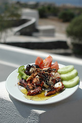 Image showing grilled octopus