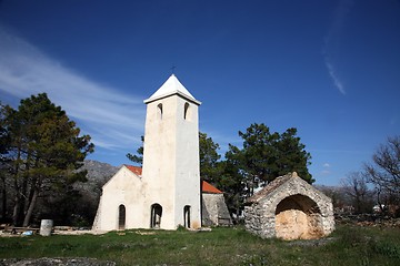 Image showing Beautiful small rural church in Croatia