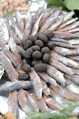 Image showing Salted sardines