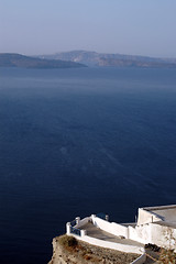 Image showing patio with scenic overlook