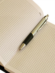 Image showing pen in a diary 