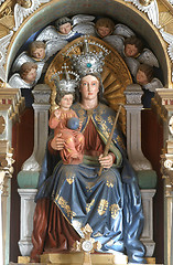 Image showing Blessed Virgin Mary with baby Jesus