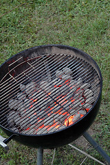 Image showing charcoal grill
