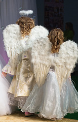 Image showing Two angels