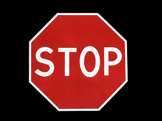 Image showing sign STOP