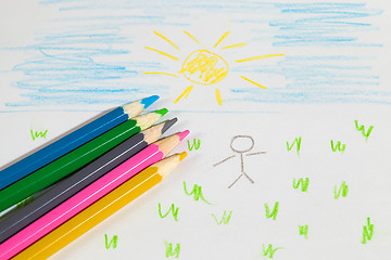 Image showing Children's drawing