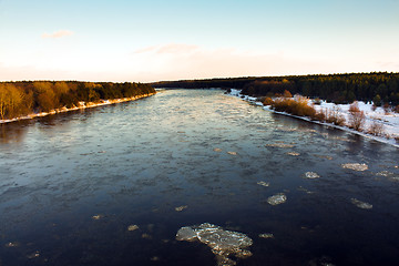 Image showing The river Neman