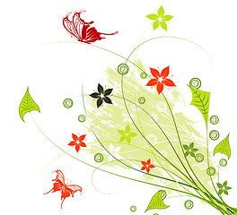 Image showing Flower background