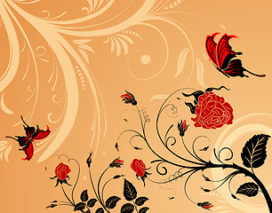 Image showing Flower background