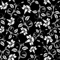 Image showing Flower seamless pattern