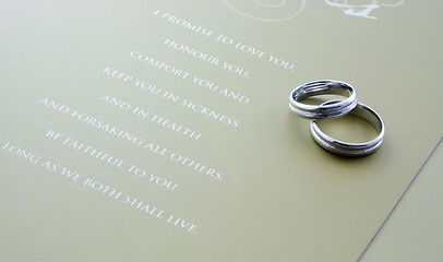 Image showing Wedding rings