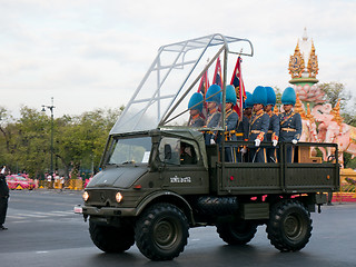 Image showing Celebrating the 84th birthday of H.M. King Bhumipol Adulyadej of