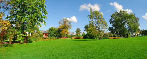 Image showing Park panoramic view