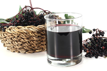 Image showing Elderberry juice