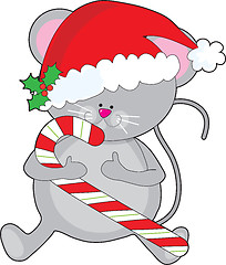 Image showing Christmas Mouse