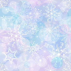 Image showing Seamless christmas wallpaper