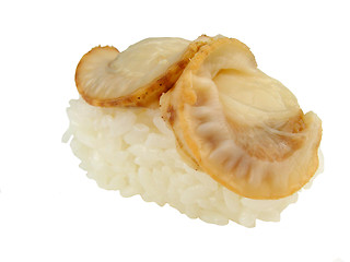 Image showing Clam sushi