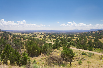 Image showing High Desert South of Santa Fe, New Mexico
