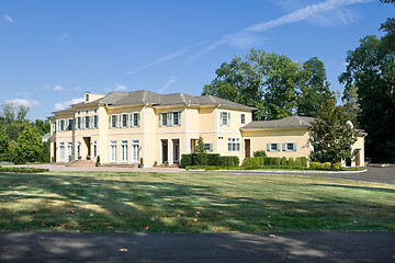 Image showing New Large Single Family House Lawn Suburban Philadelphia, Pennsy