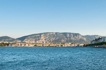 Image showing Lake and City of Geneva, Switzerland, Mont Saleve Le SalÃ¨ve