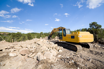 Image showing Front End Loader Home Construction Santa Fe USA