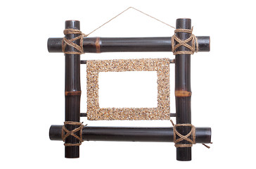 Image showing bamboo frame for photo