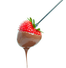 Image showing Strawberry Fondue