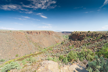 Image showing Rio Grande River Gorge New Mexico, United States