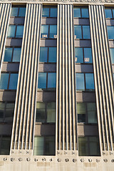 Image showing Outside of Office Building with Strong Vertical Lines, Washingto