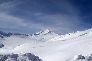 Image showing View from the ski slope