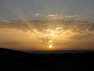 Image showing Sahara Sunset #2