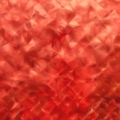 Image showing Glow orange red mosaic background. EPS 8