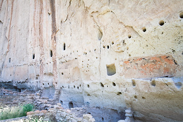 Image showing Bandelier National Monument New Mexico Native American Cliff Dwe